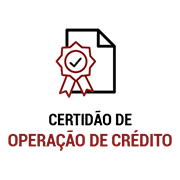 CERTIDÃO DE OPERAÇÃO DE CRÉDITO