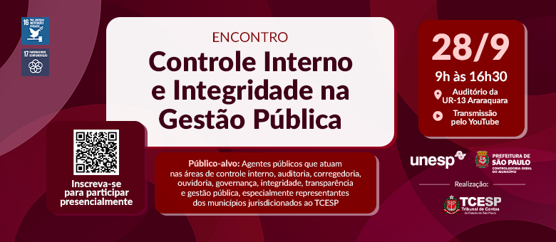 TCESP realiza Encontro de Controle Interno e Integridade na Gestão Pública em Araraquara