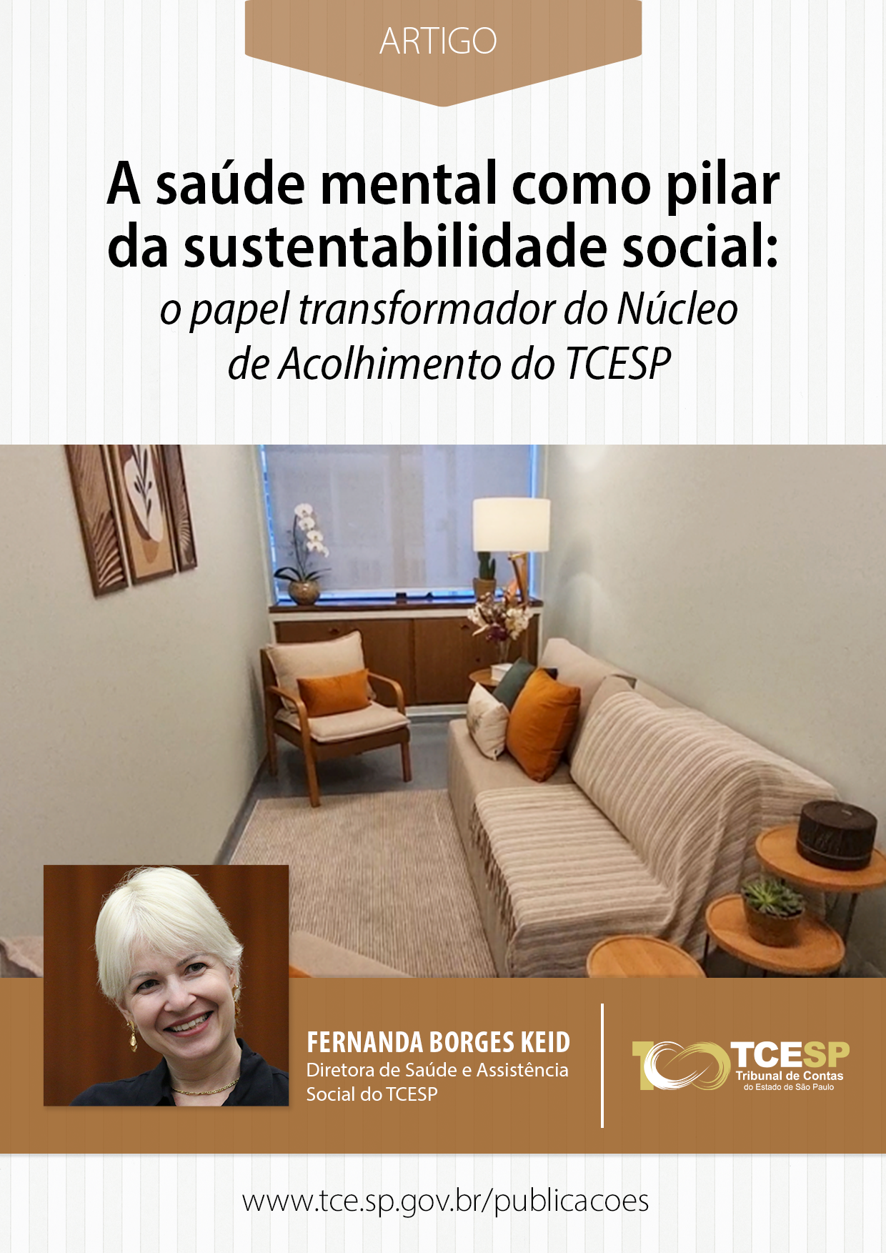 ARTIGO: A saúde mental como pilar da sustentabilidade social: o papel transformador do Núcleo de Acolhimento do TCESP