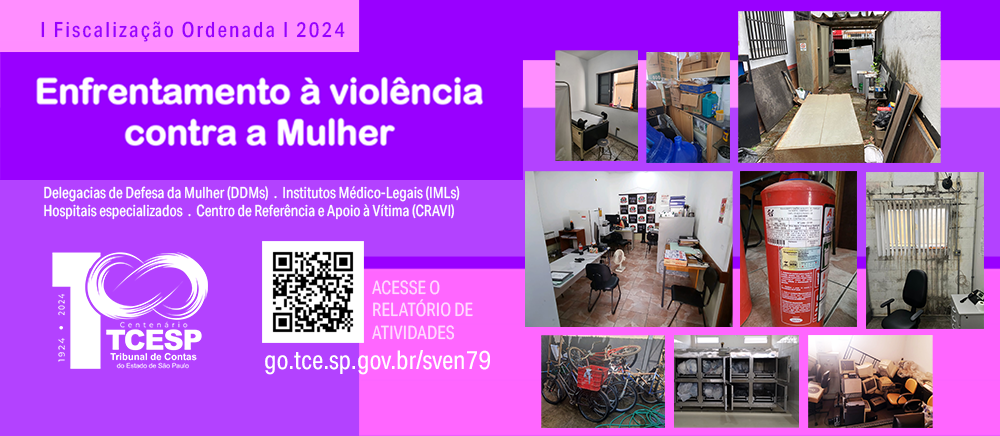 Tribunal de Contas encontra irregularidades e espaços inadequados para atender mulheres vítimas de violência