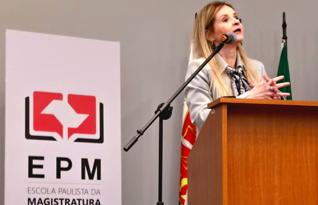 Presidente do TCESP palestra em evento do TJSP