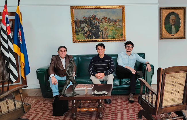 Representantes do TCESP visitam sede do Instituto Histórico e Geográfico de São Paulo