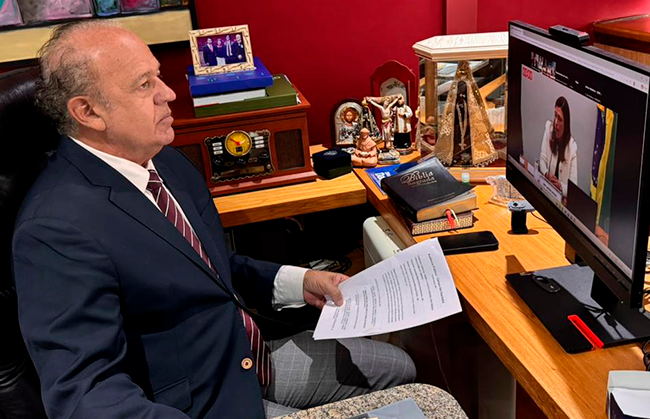 Dimas Ramalho debate projeto sobre TEA na Câmara dos Deputados