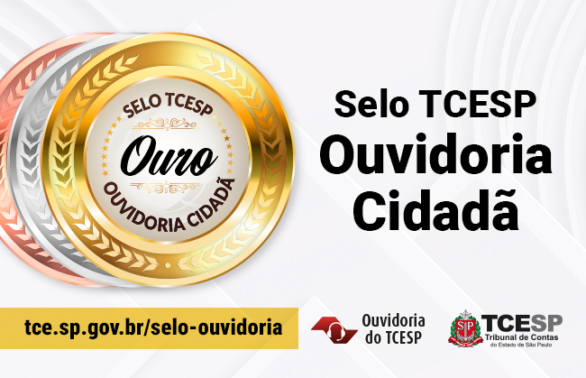 Selo TCESP Ouvidoria Cidadã