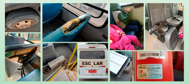 Fiscalização encontra problemas em 69% dos veículos usados para transporte escolar em SP