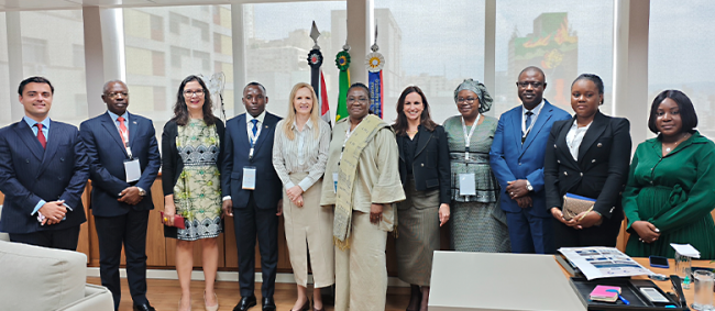 Governadores Provinciais de Angola visitam o TCESP para intercâmbio de informações