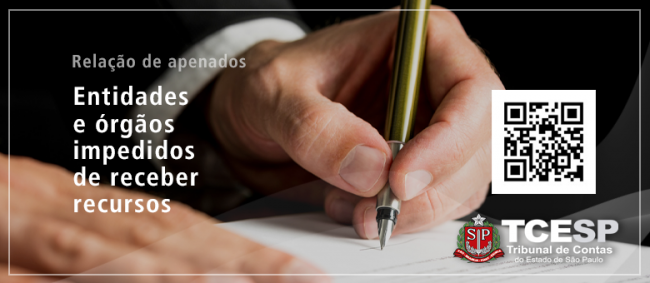 TCE atualiza relação de entidades impedidas de receber recursos