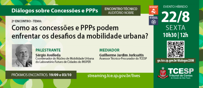 TCESP realizará segundo encontro sobre Concessões e PPPs na sexta (22/8)