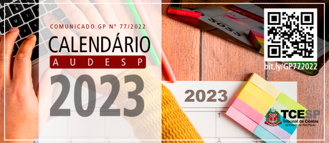 Tribunal de Contas divulga calendário de obrigações para o exercício de 2023