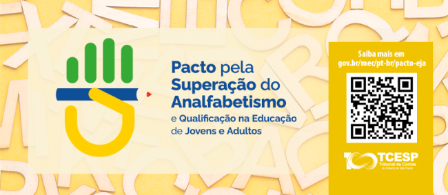 TCESP adere à campanha contra o analfabetismo