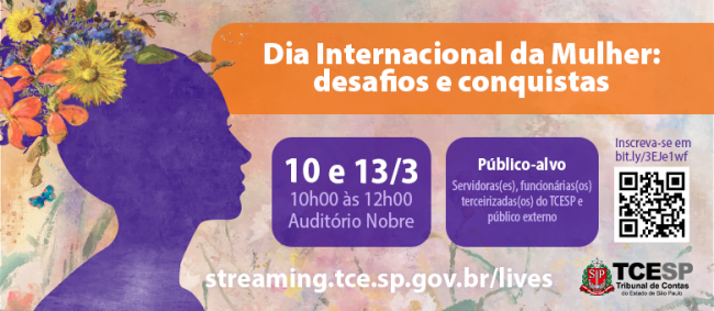 TCESP celebra o Dia Internacional da Mulher com série especial de palestras