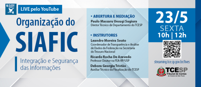 Corte de Contas promoverá palestra de capacitação sobre o uso do SIAFIC
