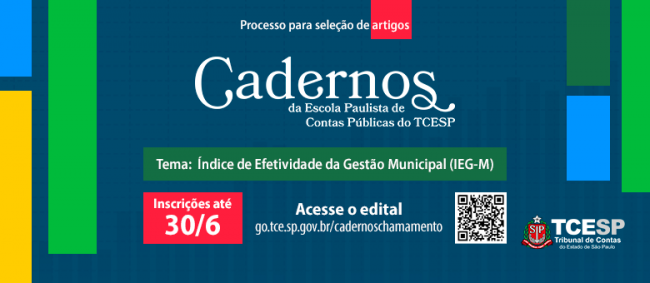 Prazo para submissão de artigos para Revista Cadernos encerra dia 30