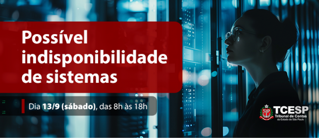 Indisponibilidade de sistemas