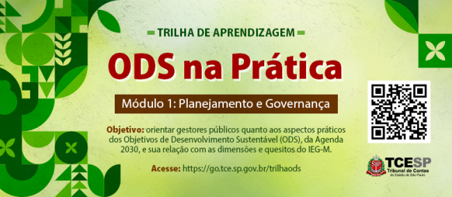 TCESP lança Trilha de Aprendizagem sobre os Objetivos de Desenvolvimento Sustentável
