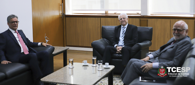 Presidente recebe visita de secretário estadual da justiça