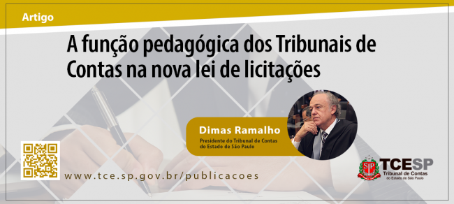 ARTIGO: A função pedagógica dos Tribunais de Contas na nova lei de licitações
