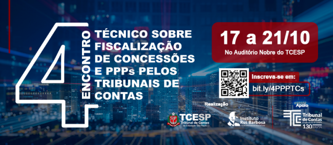 TCE sediará 4º Encontro Técnico sobre Fiscalização de Concessões e PPPs 