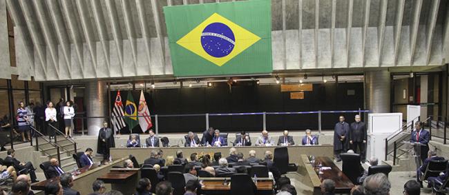 Tribunal de Contas prestigia posse da nova Mesa Diretora do TCMSP para 2020