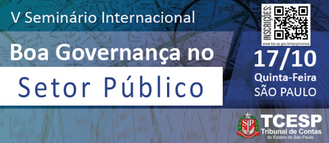 Seminário no TCE debaterá governança e compliance no setor público