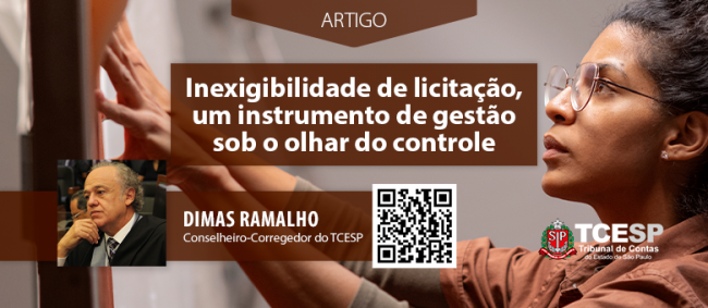 ARTIGO: Inexigibilidade de licitação, um instrumento de gestão sob o olhar do controle