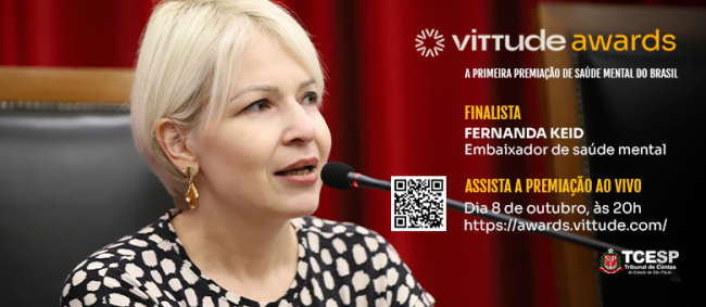 Diretora da DASAS, Fernanda Keid é finalista de prêmio sobre Saúde Mental 