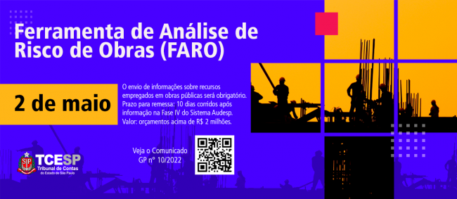  Envio de dados de obras públicas por ferramenta que monitora sobrepreço será obrigatório a partir de maio