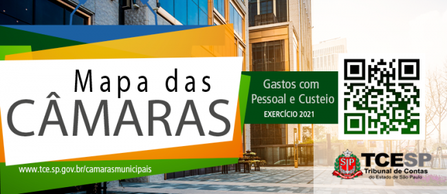 Gastos das Câmaras Municipais paulistas caem R$ 60 milhões em 2021 