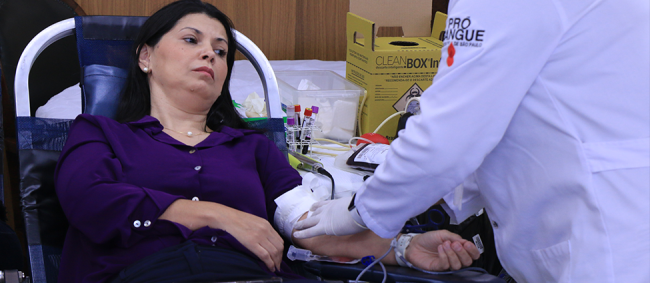 Campanha conjunta de doação no TCESP coleta 58 bolsas de sangue