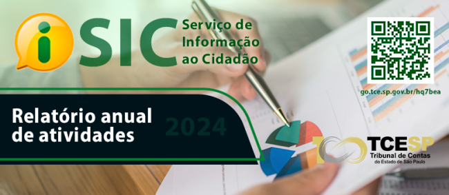 Tribunal de Contas divulga relatório de atividades do SIC em 2024