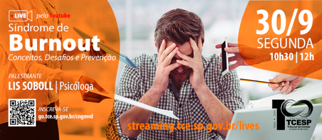 Live no Tribunal de Contas debaterá Síndrome de Burnout