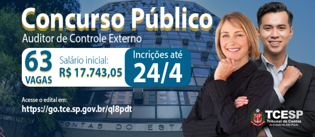 Concurso Público Tribunal de Contas: últimos dias para realizar inscrições
