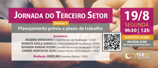 TCESP inicia série de capacitações sobre Terceiro Setor no dia 19