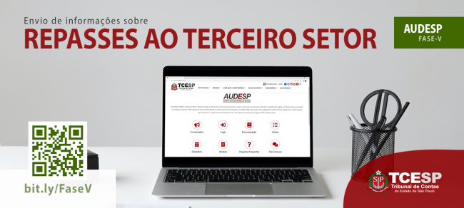 Envio de informações sobre repasses ao Terceiro Setor pode ser feito pelo Sistema Audesp