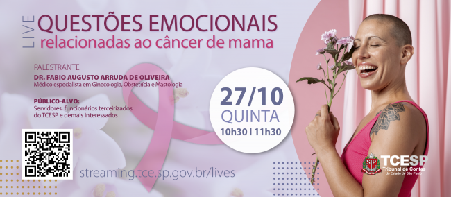 Tribunal realizará live sobre câncer de mama no dia 27
