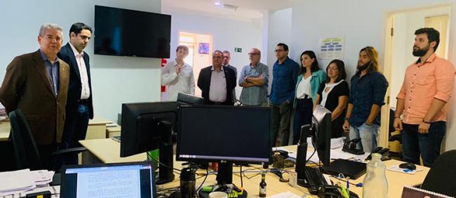 Presidente visita Unidades Regionais do TCE em Registro e Santos