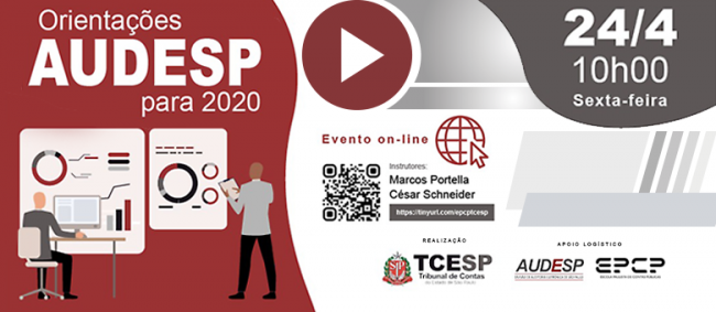 TCESP realiza curso on-line sobre orientações da Audesp