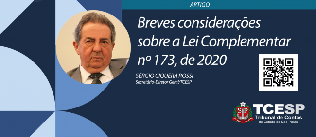 ARTIGO: Breves considerações sobre a Lei  Complementar nº 173, de 2020