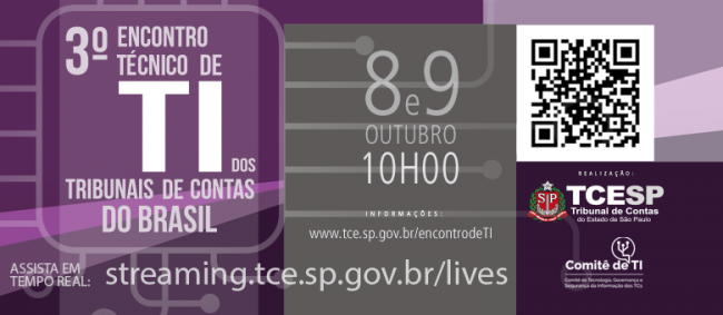 TCESP realiza 3º Encontro Técnico de TI; debates acontecem hoje e amanhã