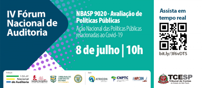 IV Fórum Nacional de Auditoria debaterá políticas públicas