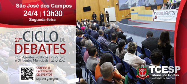  São José dos Campos receberá Ciclo de Debates do TCE no dia 24