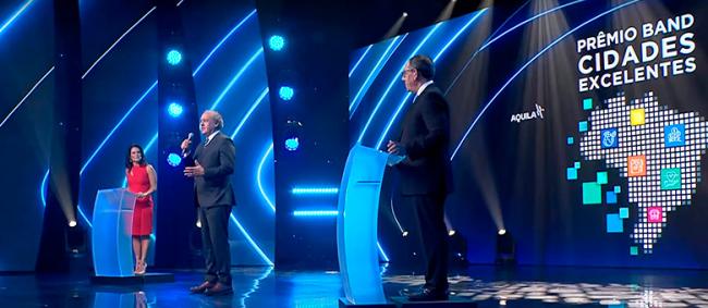 TCE participa de premiação na TV Band que reconhece municípios paulistas por boas práticas 