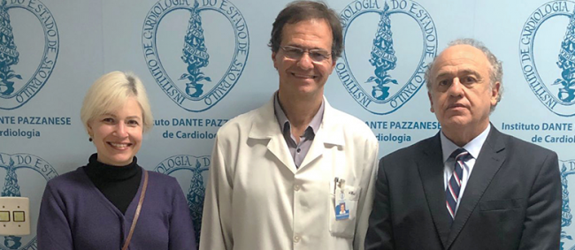 Presidente do TCE visita Instituto Dante Pazzanese