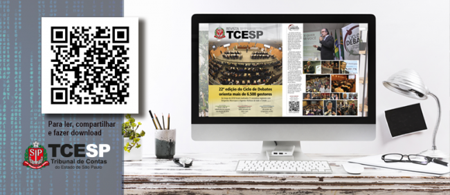 Revista do TCESP traz principais fatos e notícias do 2º quadrimestre de 2018