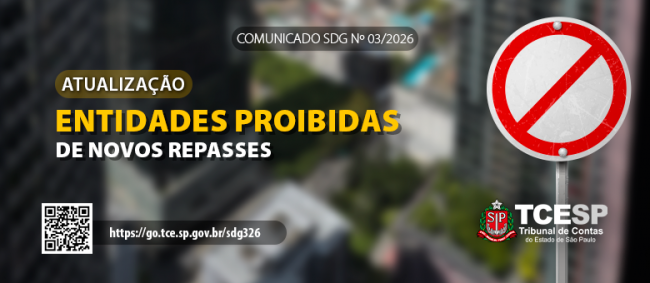 Ao todo, 2.015 entidades estão proibidas de receber auxílios, aponta TCE 