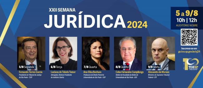 TCESP abre inscrições para 22ª edição da Semana Jurídica