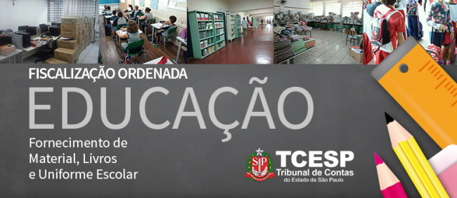 TCE vistoria entrega de material e uniforme em 252 escolas municipais e estaduais