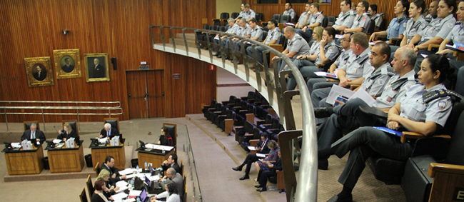 Oficiais da PM participam do Programa ‘Conheça o TCESP’