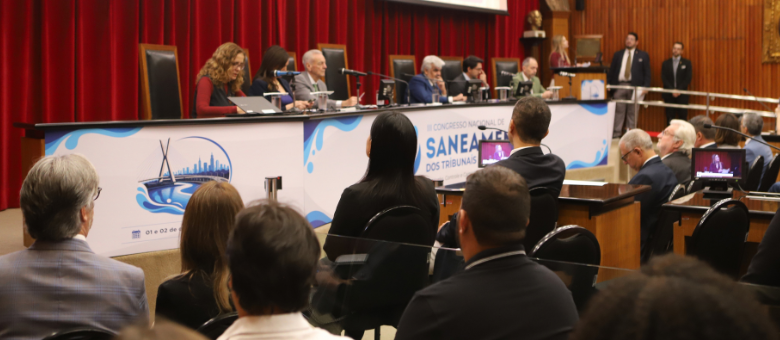 III Congresso Nacional de Saneamento dos Tribunais de Contas é aberto em São Paulo