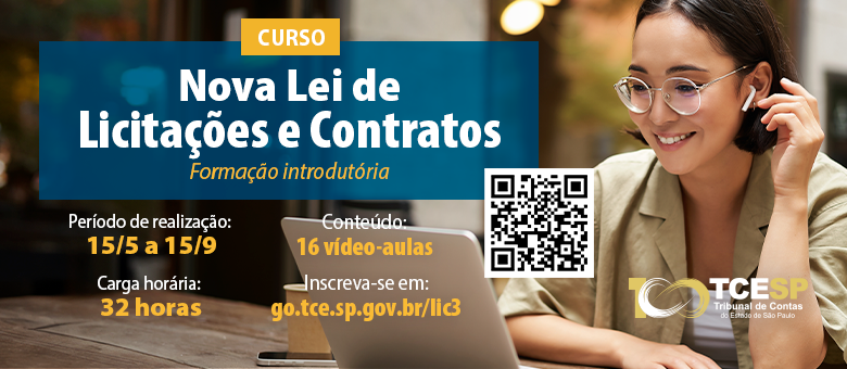 TCESP abre inscrições para curso sobre a Nova Lei de Licitações